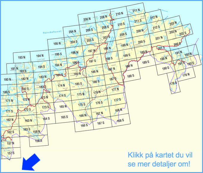 Topografiske kart Norge Sydøst