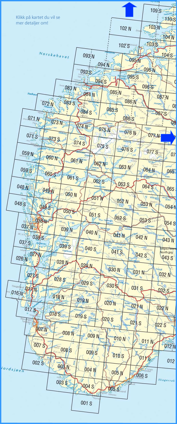 Topografiske kart Norge